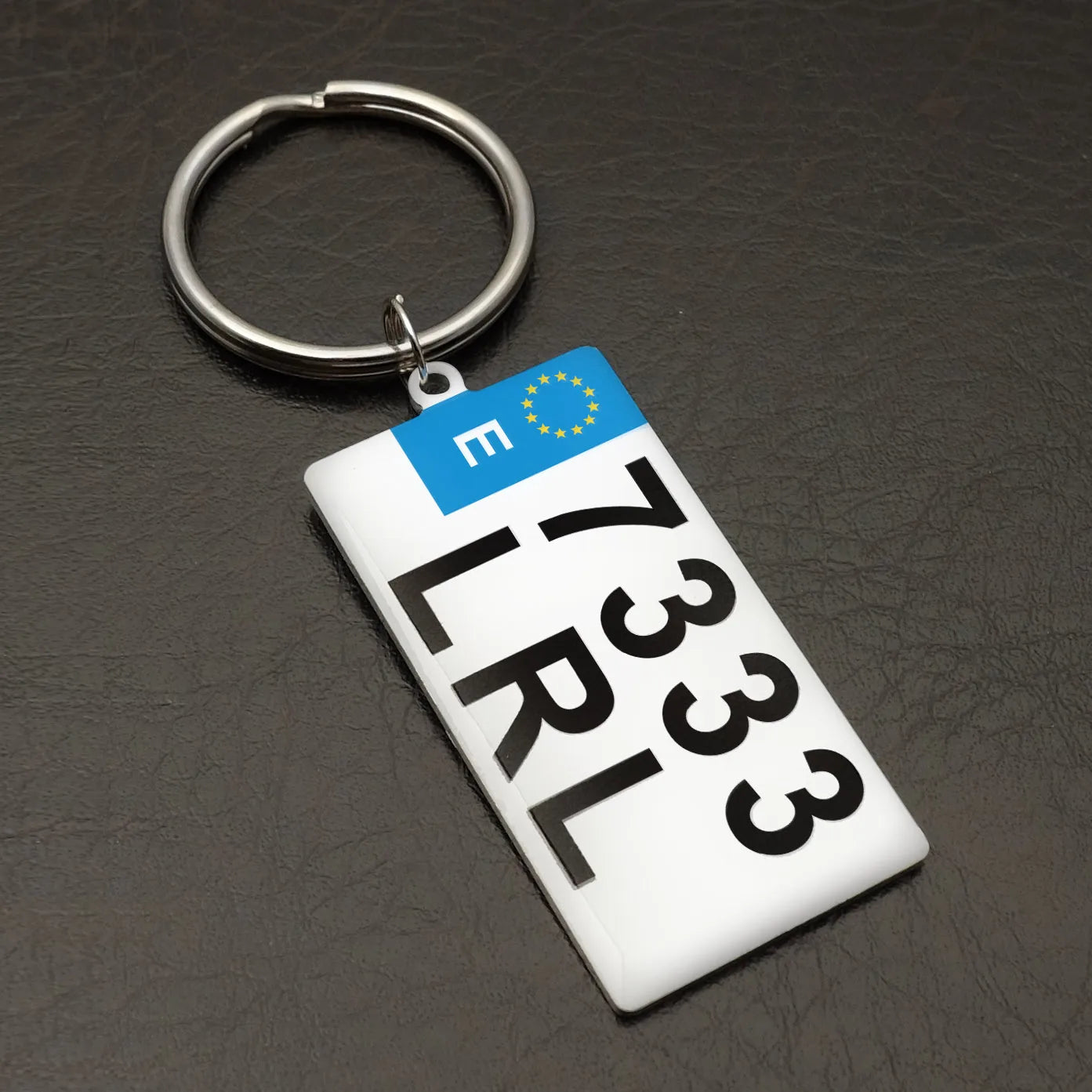 Custom Number Plate Keychain Car Number Plate Keychain Car Number Key Ring Personalized Gift for Him Anti-lost Gift for Driver