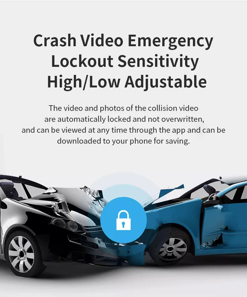 HP car camera dash cam camera 2k HD night vision WiFi DVR video loop video parking monitoring car dashcam auto