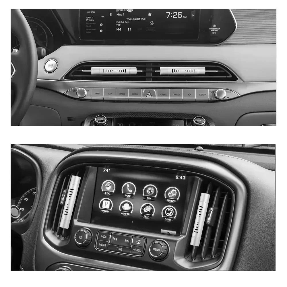 1Set Car Air Freshener Vent Clip Car Perfume Essential Oil Diffuser Auto Aroma Air Vent Fragrance Parfum Car Interior Accessory