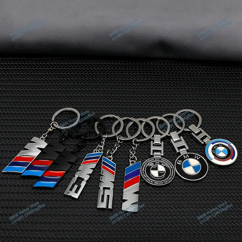 Metal Key Chain Car Key Chains Pendant Key Rings Holder Accessories For BMW G21 G30 G11 E90 F20 F10 F30 G20 F15 E36 E39 E46 E60