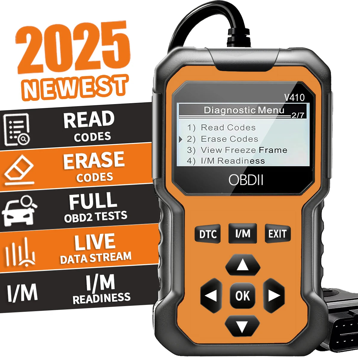 OBD2 Car Diagnostic Scanner – Engine Fault Code Reader (All OBD2 Cars)