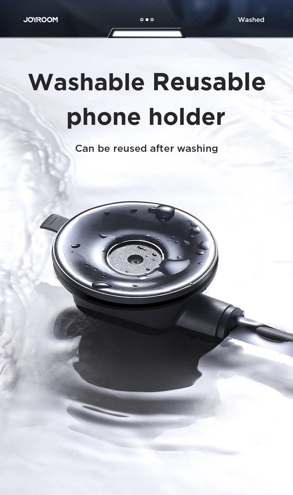 Joyroom Car Phone Holder – Dashboard & Air Vent Mount