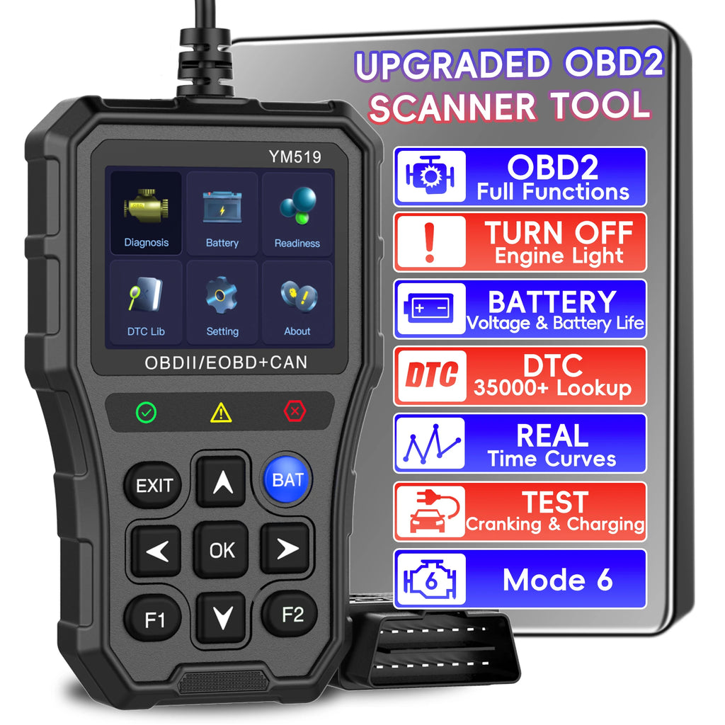 OBD2 Car Diagnostic Scanner – Check Engine Code Reader for All Cars