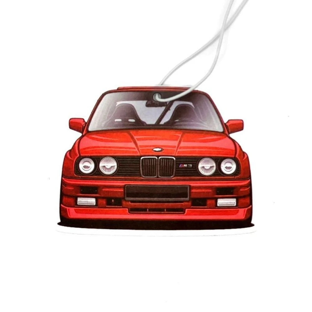 JDM Culture Car Air Freshener Fashion Solid Paper Car Shape Perfume JDM Decoration Car Mirror Hanging Accessories for Bmw E46 M3