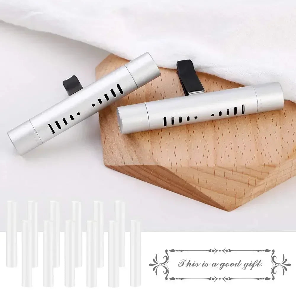 1Set Car Air Freshener Vent Clip Car Perfume Essential Oil Diffuser Auto Aroma Air Vent Fragrance Parfum Car Interior Accessory