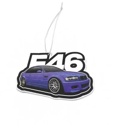 Racing Car Air Freshener Hanging Auto Rearview Mirror Perfume Pendant Solid Paper JDM For BMW F30 E46 E90 M3 M4 M5 Accessories
