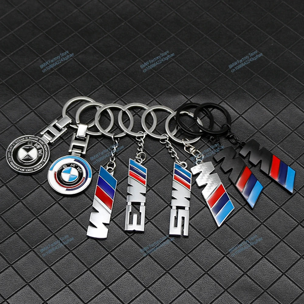 Metal Key Chain Car Key Chains Pendant Key Rings Holder Accessories For BMW G21 G30 G11 E90 F20 F10 F30 G20 F15 E36 E39 E46 E60