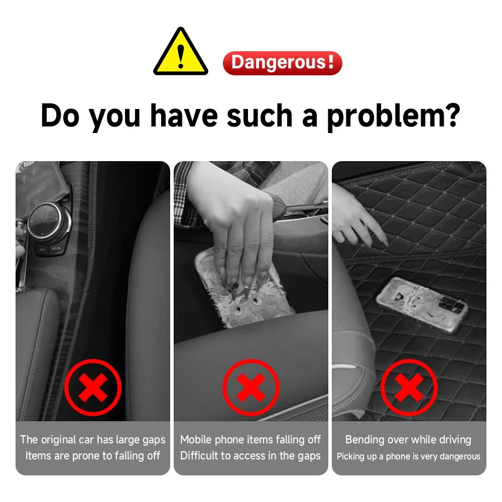 Car Seat Gap Filler (Pair) – Stops Phone & Keys Falling | Drive Style