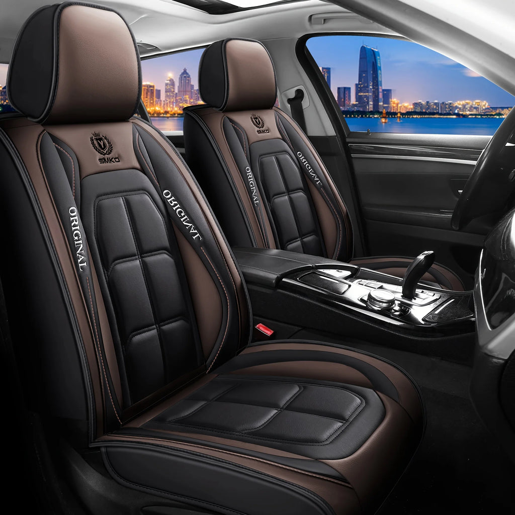 All inclusive seat cover, full leather car seat cushion, Driver's seat cover or passenger seat cover, all season universal pad