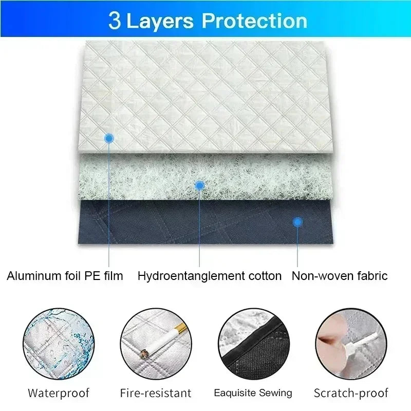 Car Windshield Snow & Sun Cover – 4 Season Universal Fit