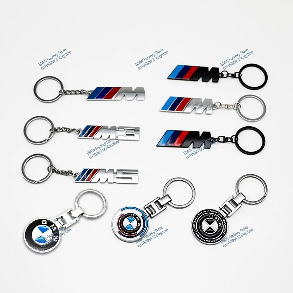 Metal Key Chain Car Key Chains Pendant Key Rings Holder Accessories For BMW G21 G30 G11 E90 F20 F10 F30 G20 F15 E36 E39 E46 E60