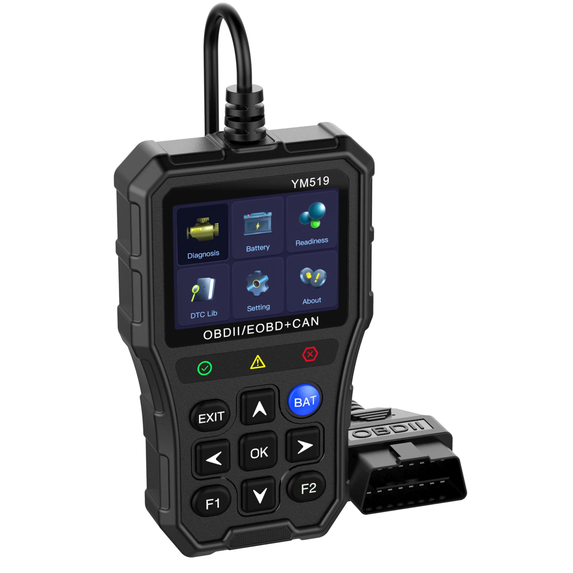 Professional OBD2 Scanner Diagnostic Tool Check Engine Light Vehicle Code Reader Car Fault Code Scanner for All CAN OBDII Cars