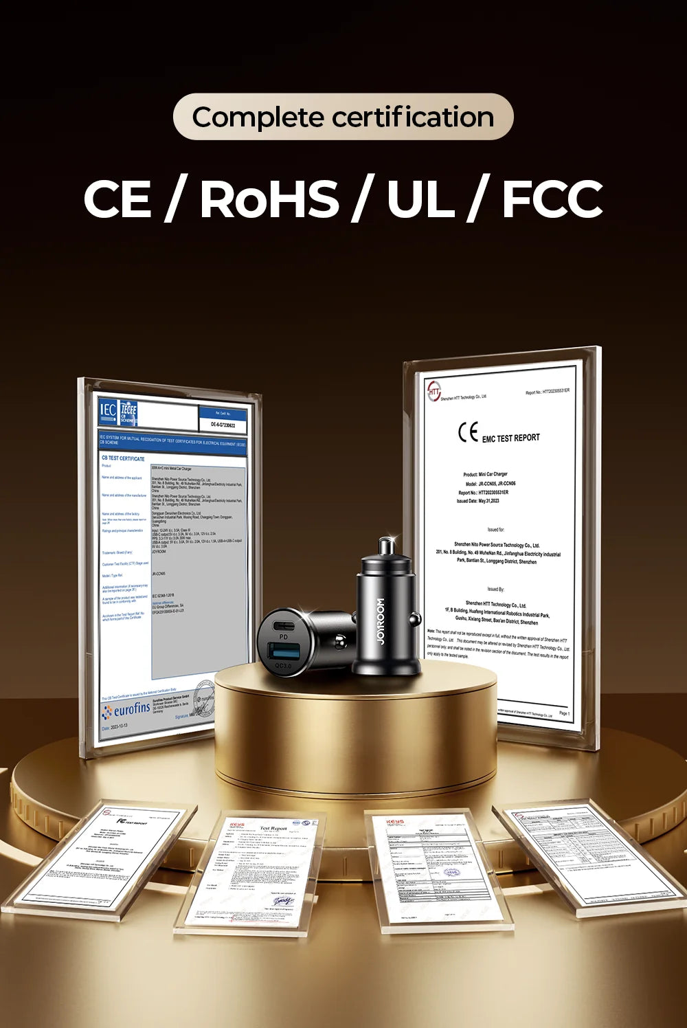 30W Super Fast Car Charger USB-C & USB-A ( iPhone & Android )