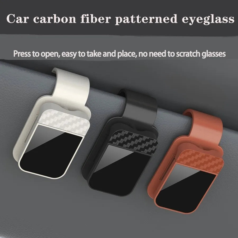 Car Visor Sunglasses Clip – No Tools, Universal Fit