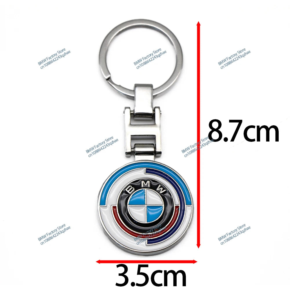 Metal Key Chain Car Key Chains Pendant Key Rings Holder Accessories For BMW G21 G30 G11 E90 F20 F10 F30 G20 F15 E36 E39 E46 E60