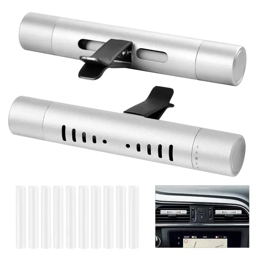 1Set Car Air Freshener Vent Clip Car Perfume Essential Oil Diffuser Auto Aroma Air Vent Fragrance Parfum Car Interior Accessory