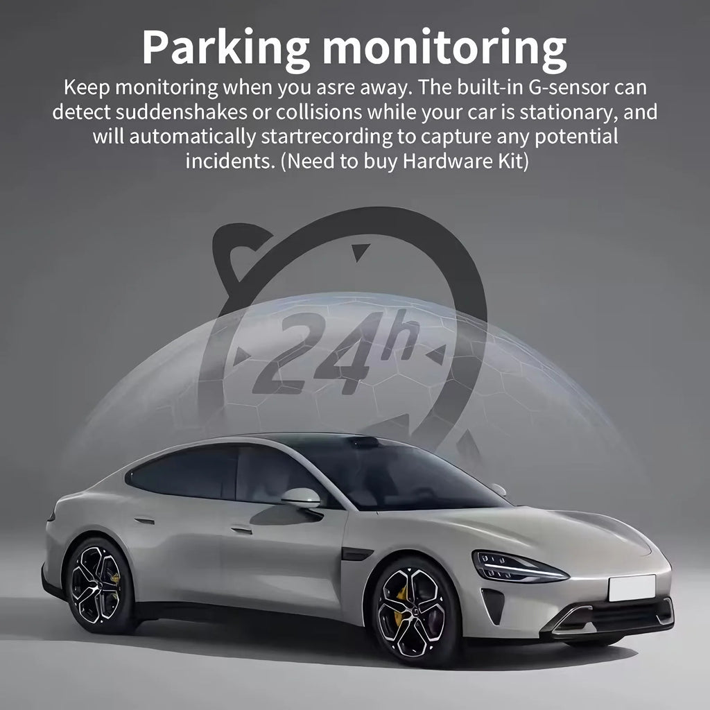 360° Car Dash Cam 1080P – Front & Rear DVR with Night Vision & Parking Monitor