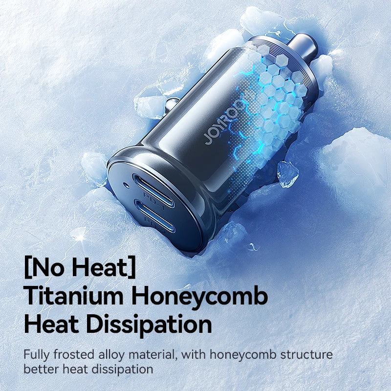 30W Super Fast Car Charger USB-C & USB-A ( iPhone & Android )