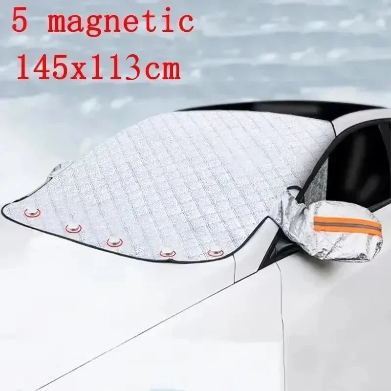 Car Windshield Snow & Sun Cover – 4 Season Universal Fit