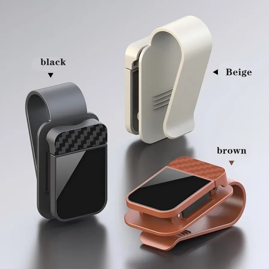 Car Visor Sunglasses Clip – No Tools, Universal Fit