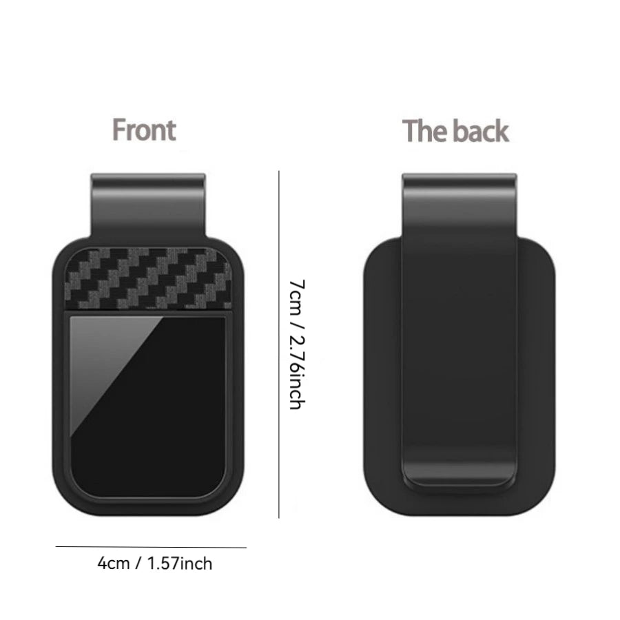Car Visor Sunglasses Clip – No Tools, Universal Fit