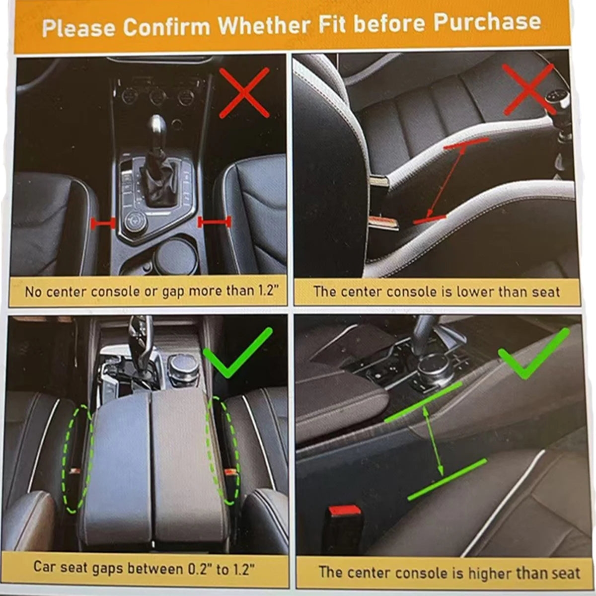 Car Seat Gap Filler (Pair) – Stops Phone & Keys Falling | Drive Style