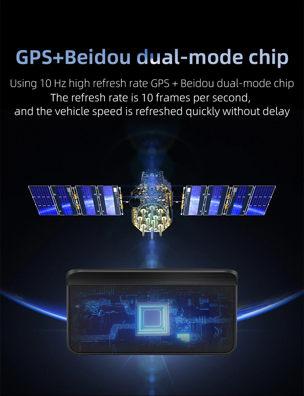 M3 OBD2 HUD Head-Up Display – Speed, Engine Temp & Voltage | Plug & Play